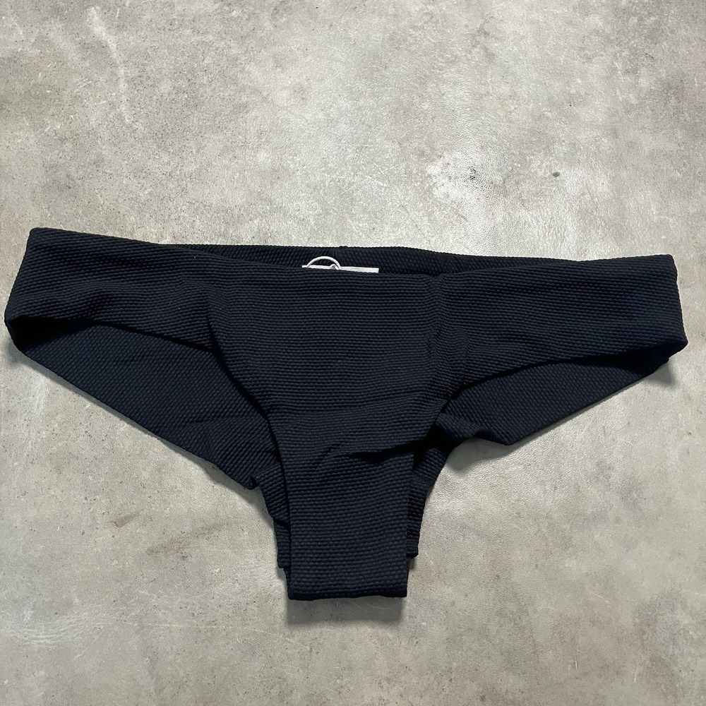 Eberjey Swimwear Bottom Womens Size XS Black Pique‎ Coco W1921co